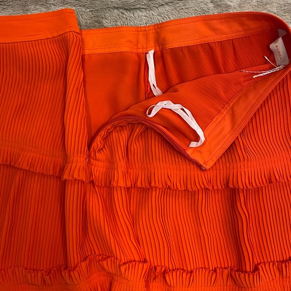 NWOT💝Tory Burch Stella Midi Skirt in Spicy Orange - Picture 10 of 12